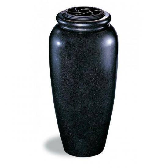 vase noir
