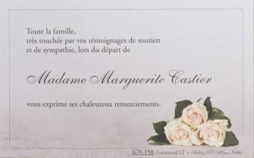 Photo 55 carte remerciements
